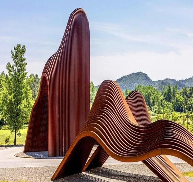 东昌府锈钢板造型